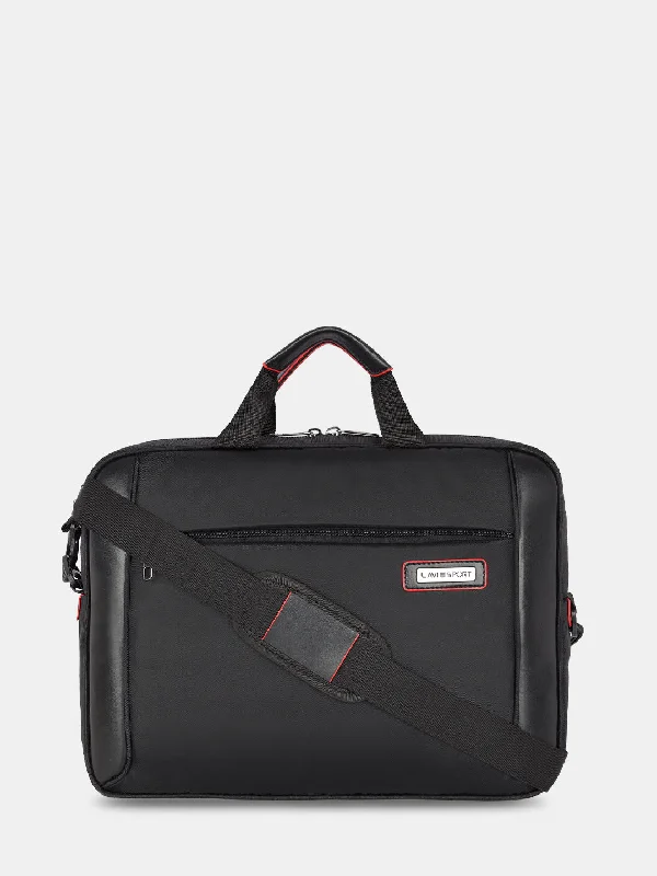 Lavie Sport 2.5 Compartment Business Pro Unisex Laptop Briefcase Bag |Messenger Bag Black Lavie Sport 2.5 Compartment Business Pro Unisex Laptop Briefcase Bag |Messenger Bag Black
