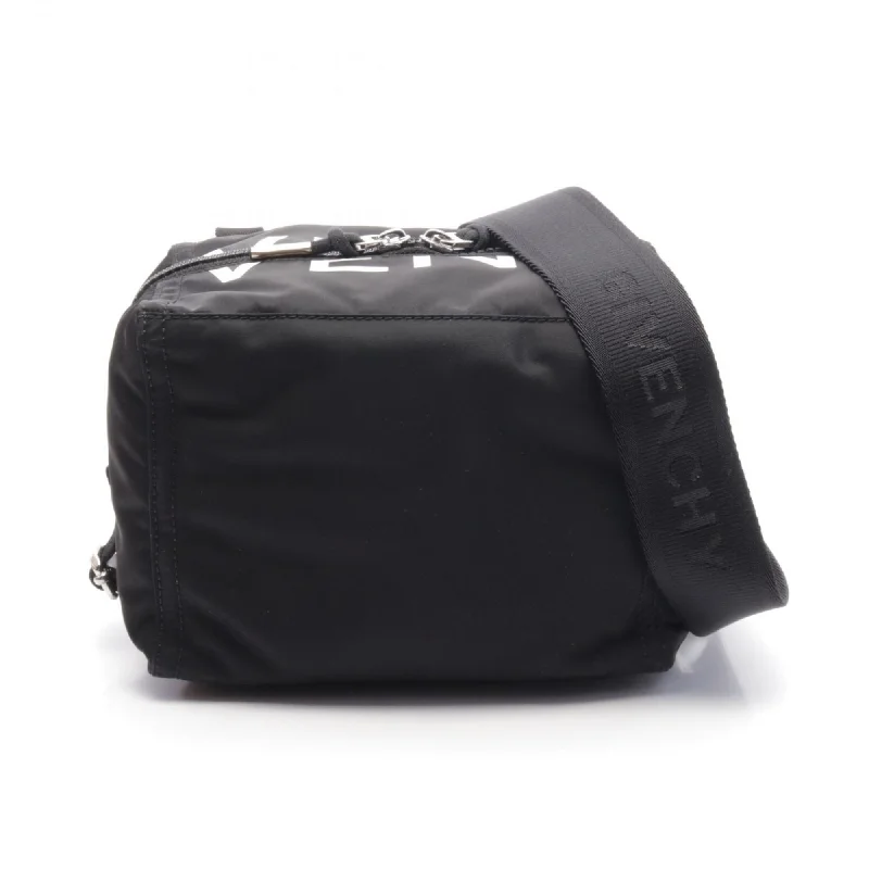 Givenchy Nylon Leather Shoulder Bag (Pre-Owned)