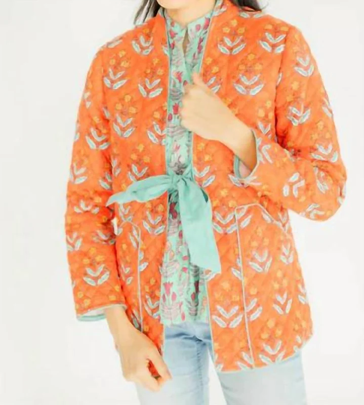 Lennox Jacket In Orange