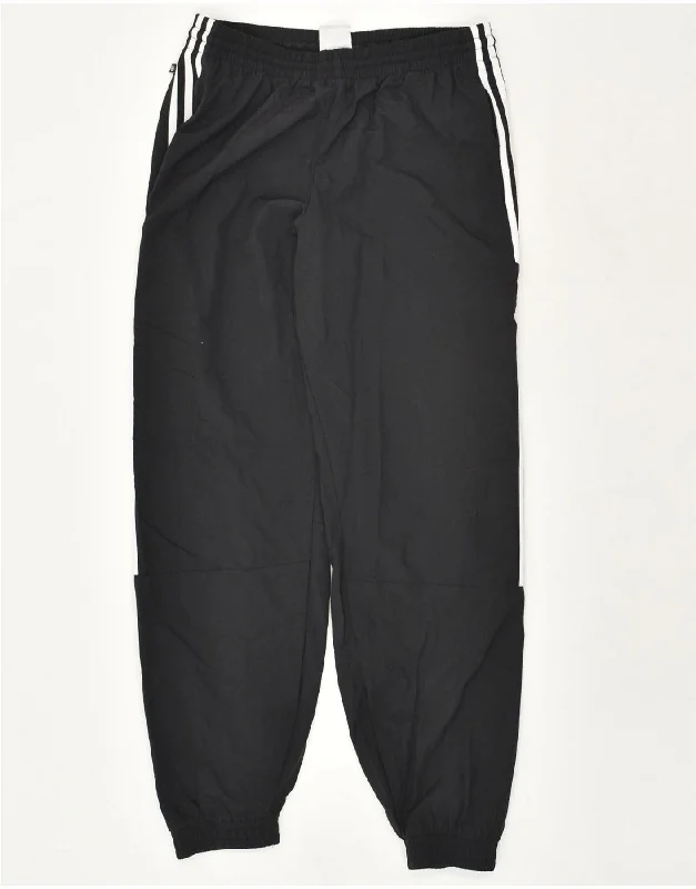 ADIDAS Mens Graphic Tracksuit Trousers Joggers Medium Black Polyester