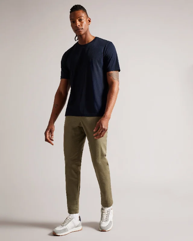 Tywinn Short Sleeve Regular Plain T-Shirt Navy