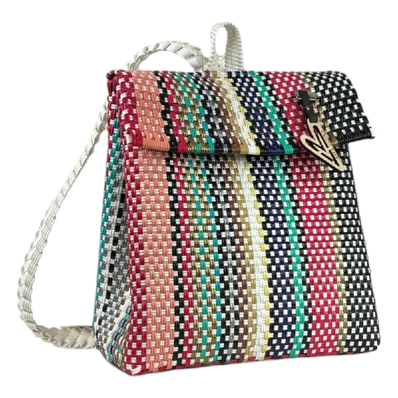 Maria Victoria | Flare BK | Upcycled, Handwoven, Backpack
