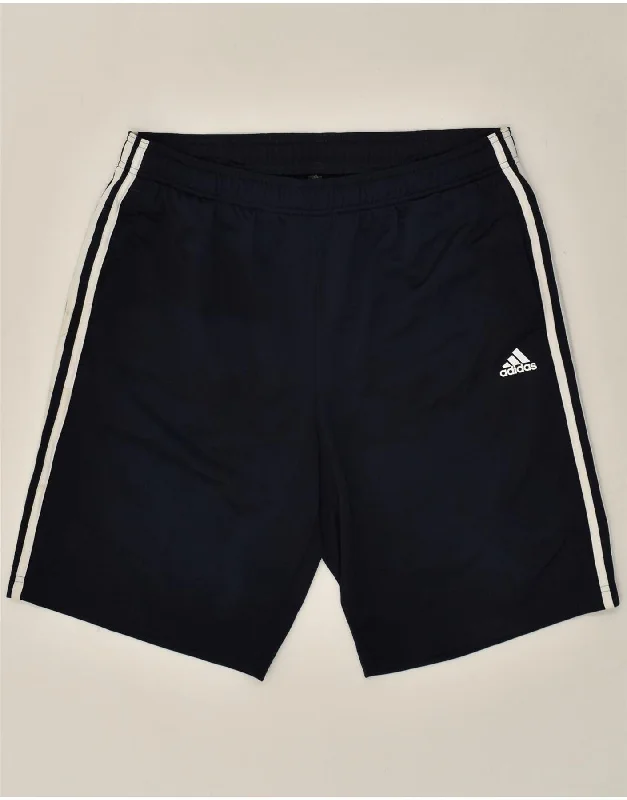 ADIDAS Mens Sport Shorts XL Navy Blue Polyester
