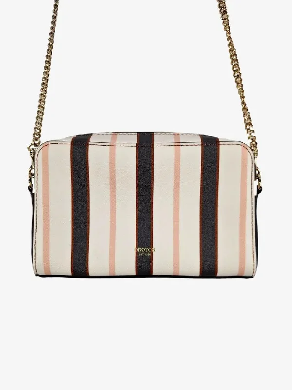 Oroton Striped Mini Camera Crossbody Bag Size None