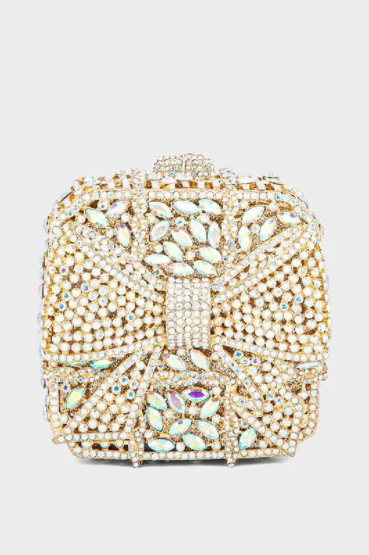 Party Wear Clutch BK4061-Champagne