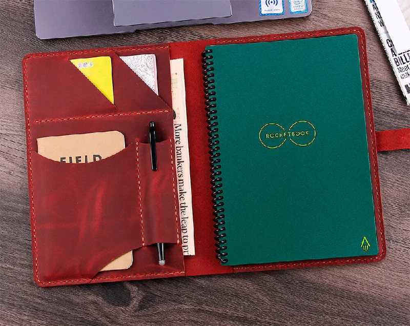Leather Cover for Rocketbook Everlast Executive Size