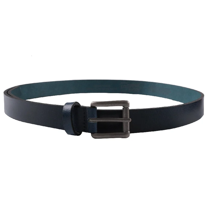 Belt - Buffalo Leather - Indigo