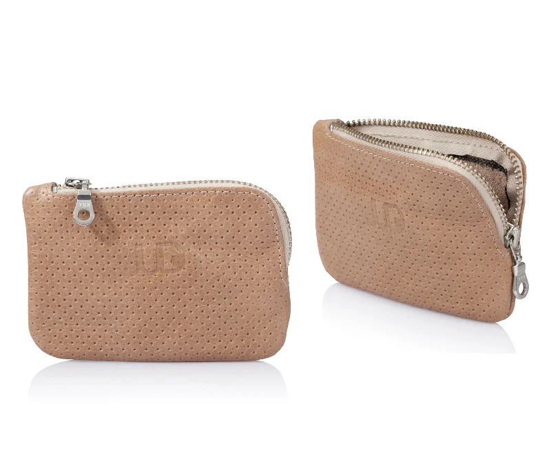 Zipper Leather Wallet