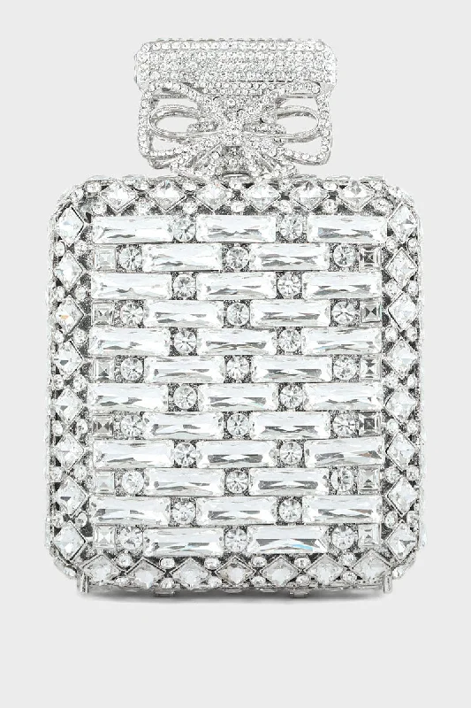 Party Wear Clutch BK4060-Silver