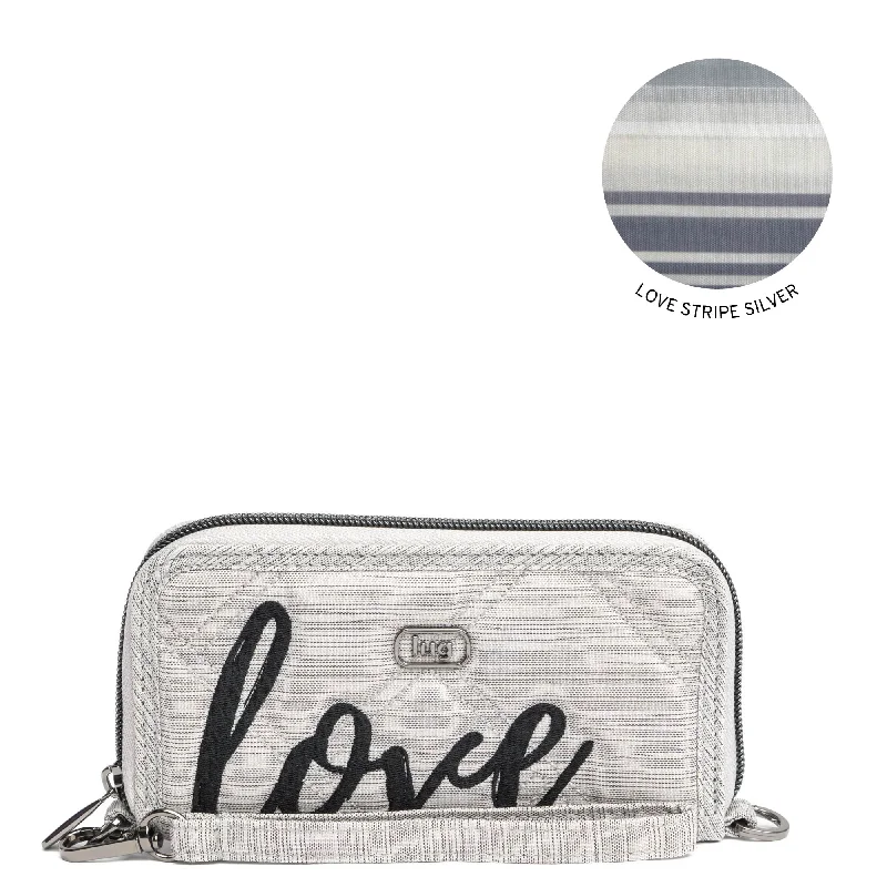 BRUSHED SILVER WITH BLACK LOVE