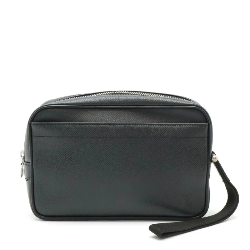 Louis Vuitton Taiga Ardoise Taiga Leather Clutch Bag Handbag (Pre-Owned)