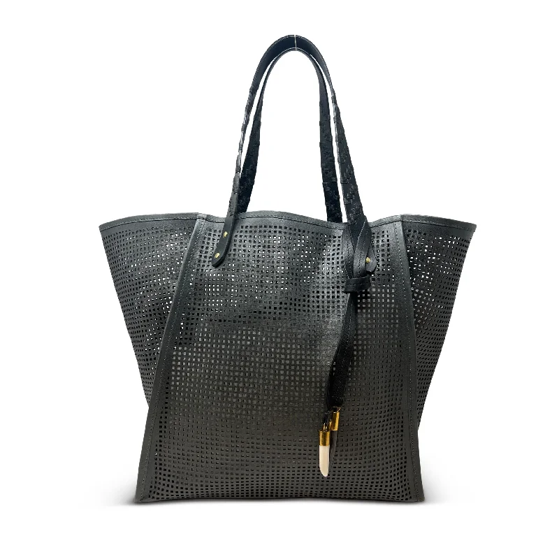 Taunton Tote - Gunmetal Geo Sport Perf
