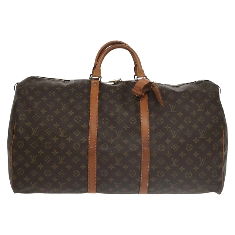 Louis Vuitton Keepall 60  Canvas Travel Bag (Pre-Owned)
