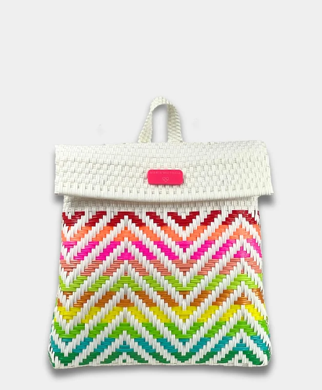 Maria Victoria | Ritmo BK | Upcycled, Handwoven, Backpack