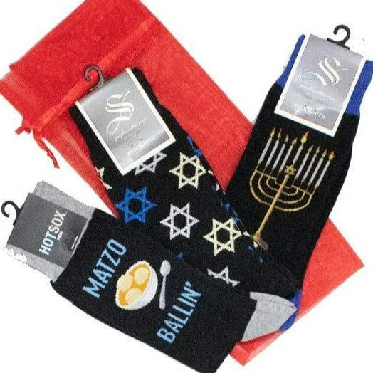 Hanukkah Bag of Socks for Men