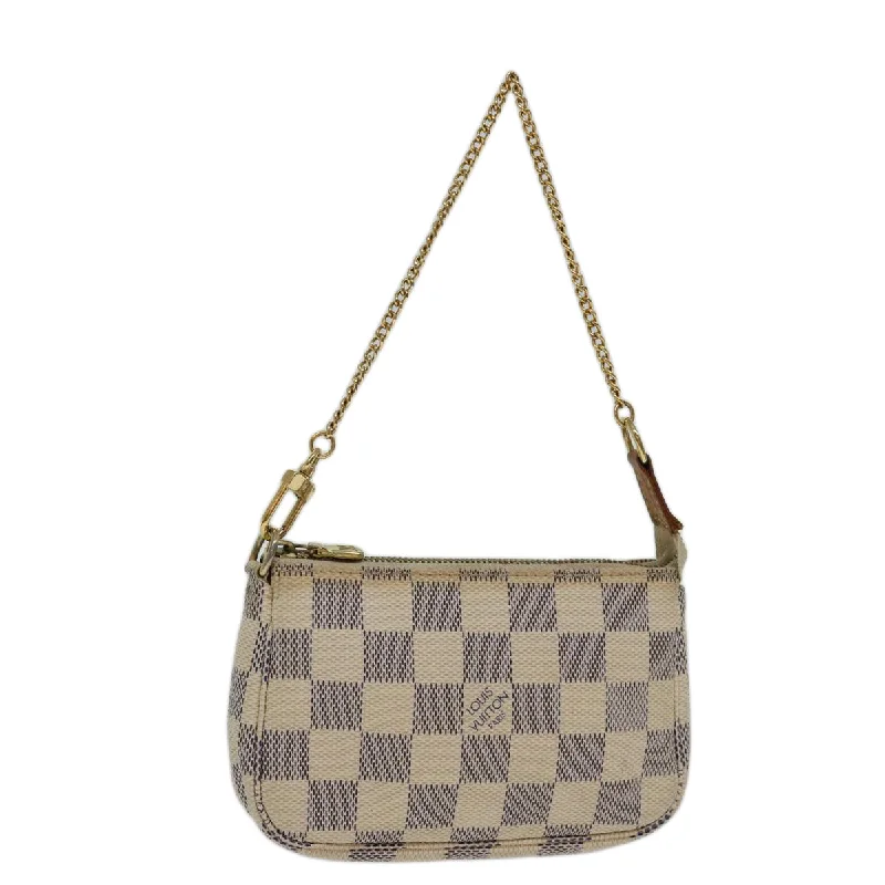 Louis Vuitton Pochette Accessoire  Canvas Clutch Bag (Pre-Owned)
