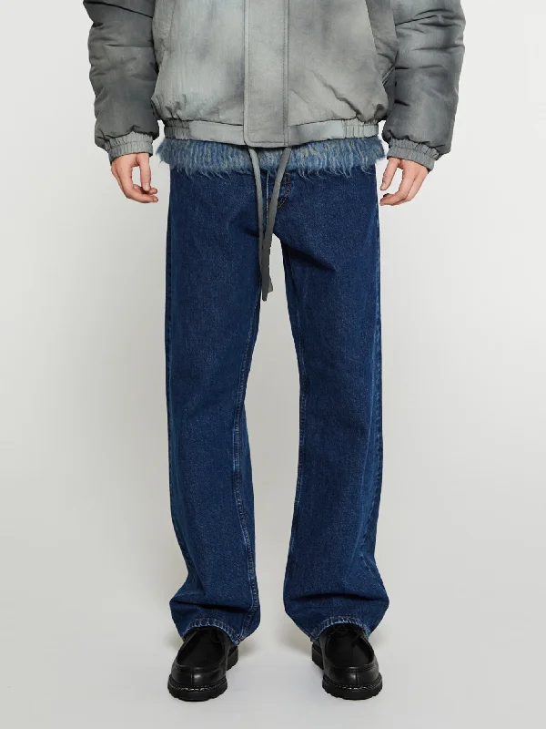 Loose Jeans in Rinse Blue