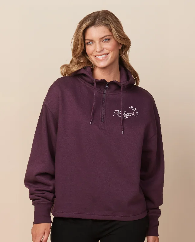 Midnight Plum/White