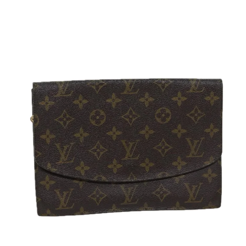 Louis Vuitton Pochette Rabat  Canvas Clutch Bag (Pre-Owned)