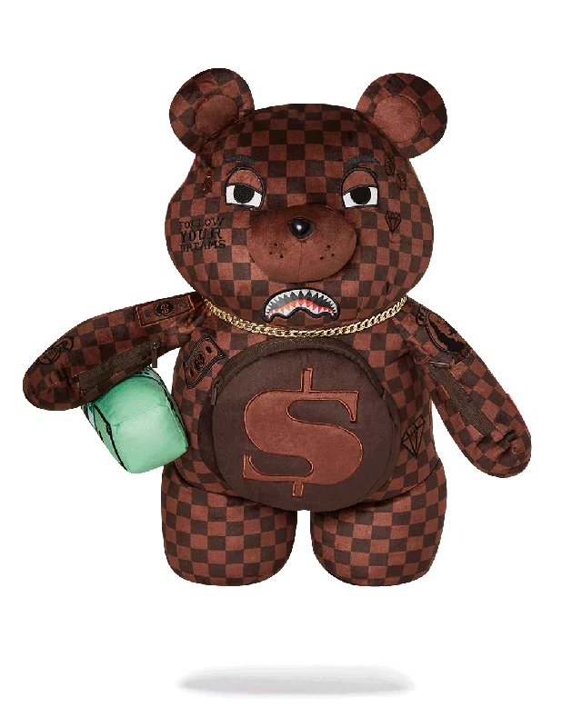 LENTICULAR EFFECTS MONEYBEAR TEDDYBEAR BACKPACK