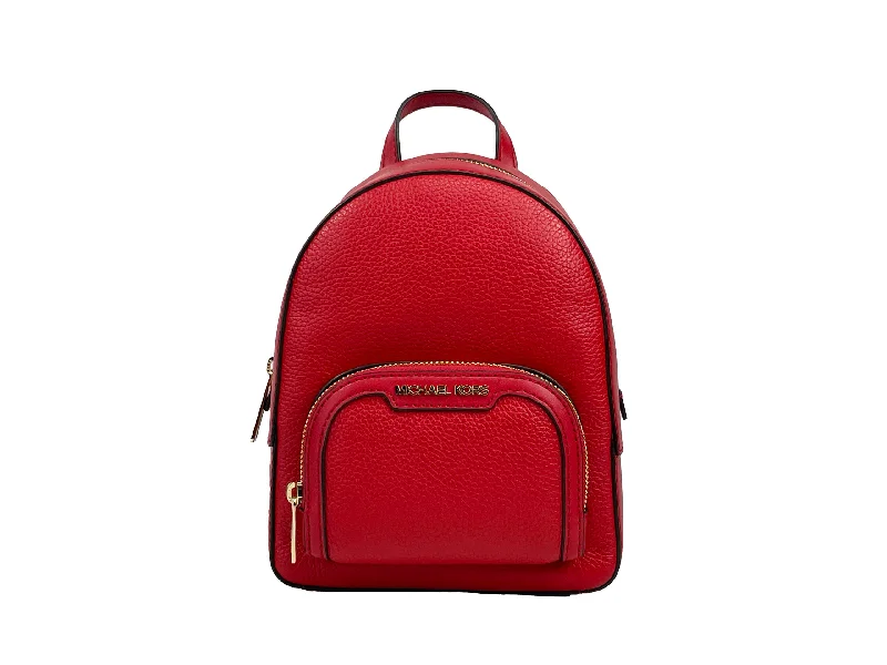 Michael Kors Jaycee Mini XS Leather Zip Pocket Backpack Women's