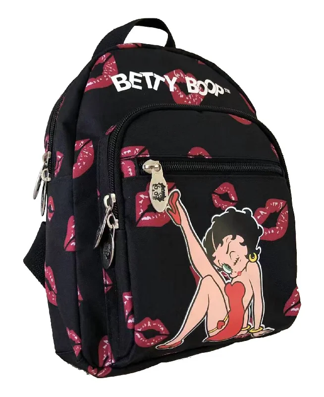 Women's Mini Backpack In Black