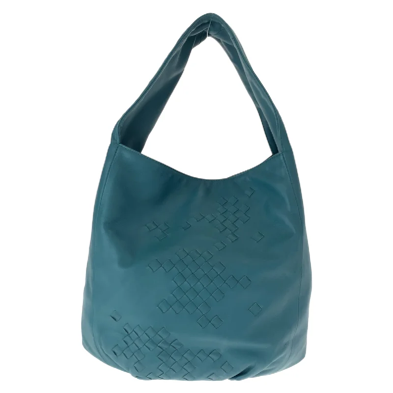 BOTTEGAVENETA Shoulder Bag 131673 leather green One Shoulder Bag INTRECCIATO Hobo Women Used Authentic