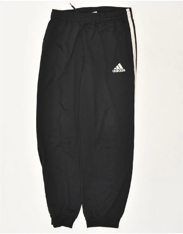 ADIDAS Mens Climawarm Tracksuit Trousers Joggers Medium Black Polyester