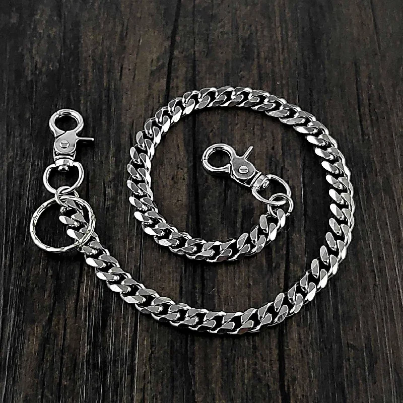 20'' Biker Wallet Chain Solid Stainless Steel Wallet Chain Long Pants Chain Jeans Chain For Men 20'' Biker Wallet Chain Solid Stainless Steel Wallet Chain Long Pants Chain Jeans Chain For Men