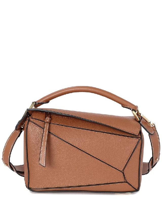 Tiffany & Fred Paris Smooth Leather Crossbody Messenger Bag