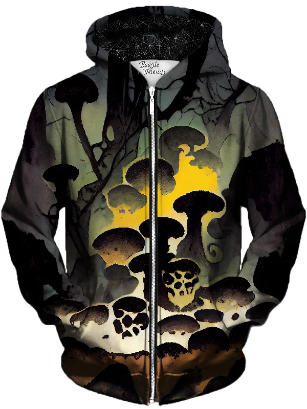 Internal Display Unisex Zip-Up Hoodie