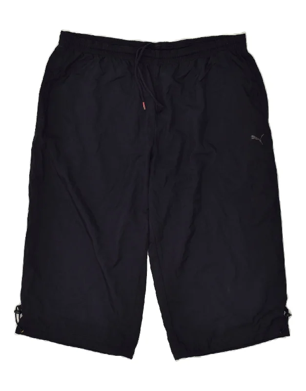 PUMA Mens Bermuda Sport Shorts XL Navy Blue