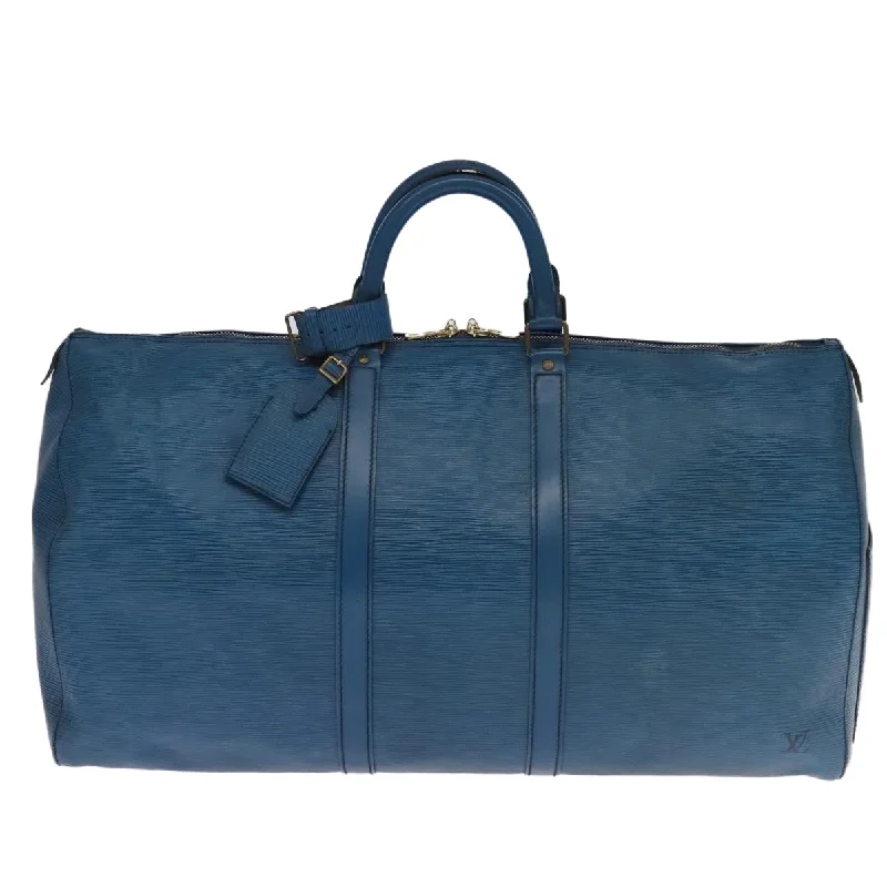Louis Vuitton Keepall 55 Leather Travel Bag (Pre-Owned)