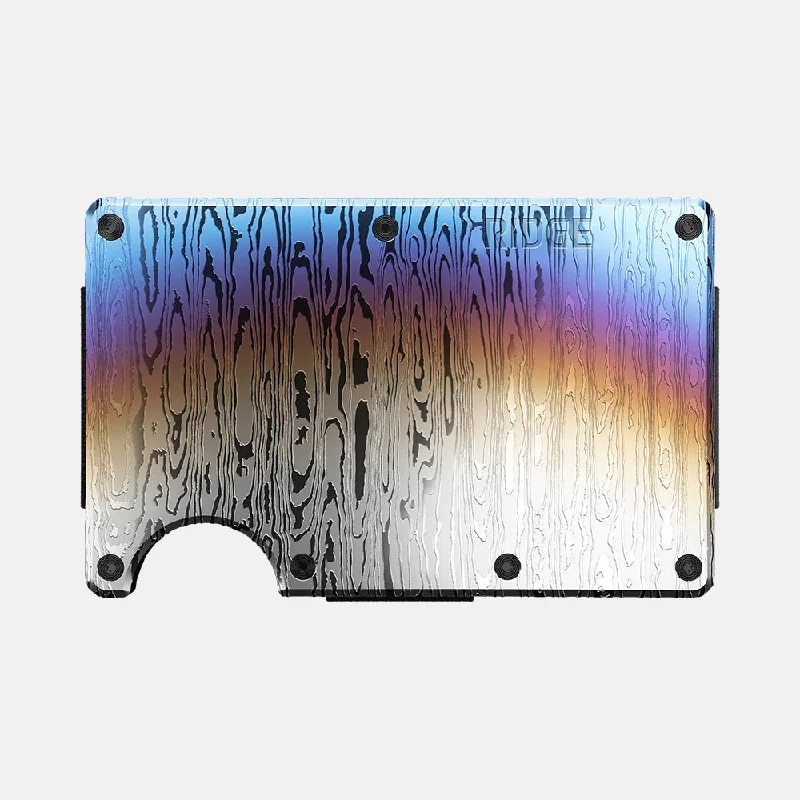 Ridge Wallet - Burnt Damascus