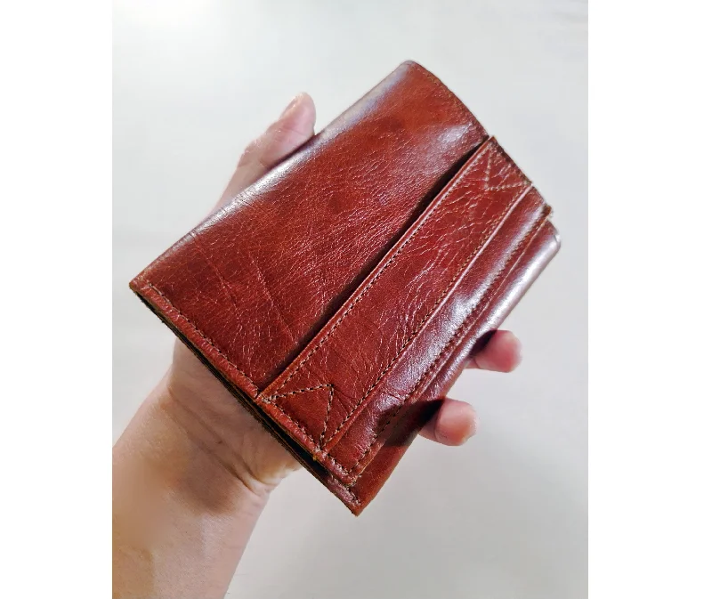 Trifold Leather Wallet