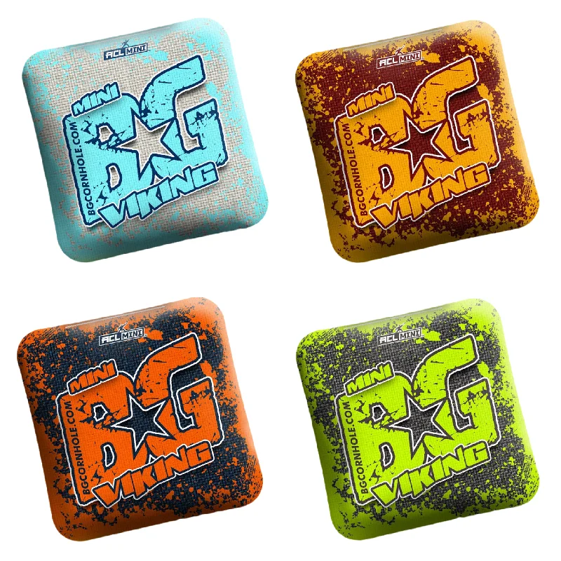 2025 BG Viking 4" Mini Cornhole Bags - “STANDARD” - Set of 4 Bags