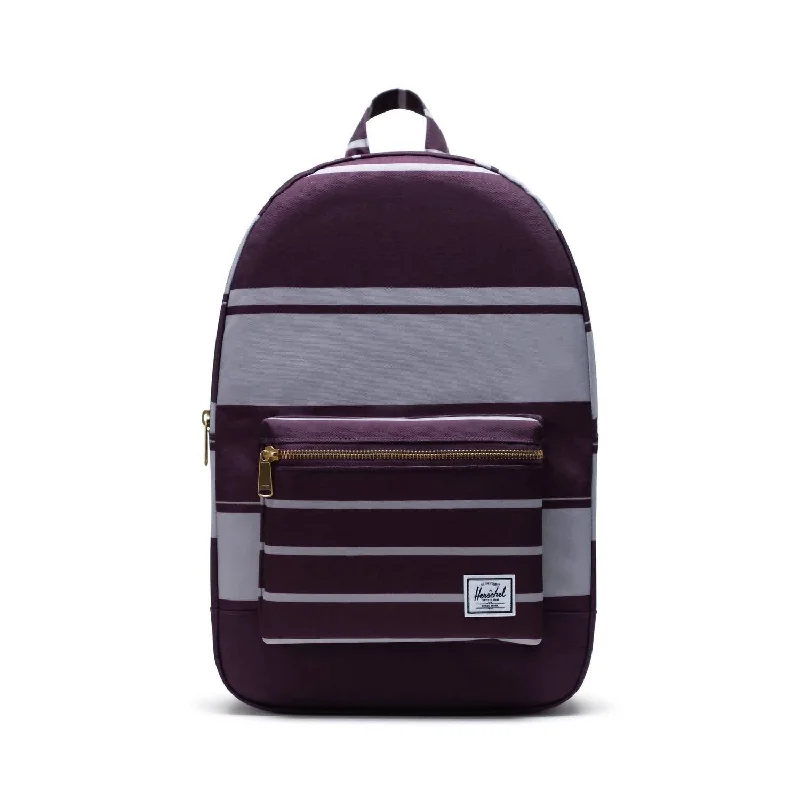 Settlement Backpack In Prep Stripe Blackberry Wine
