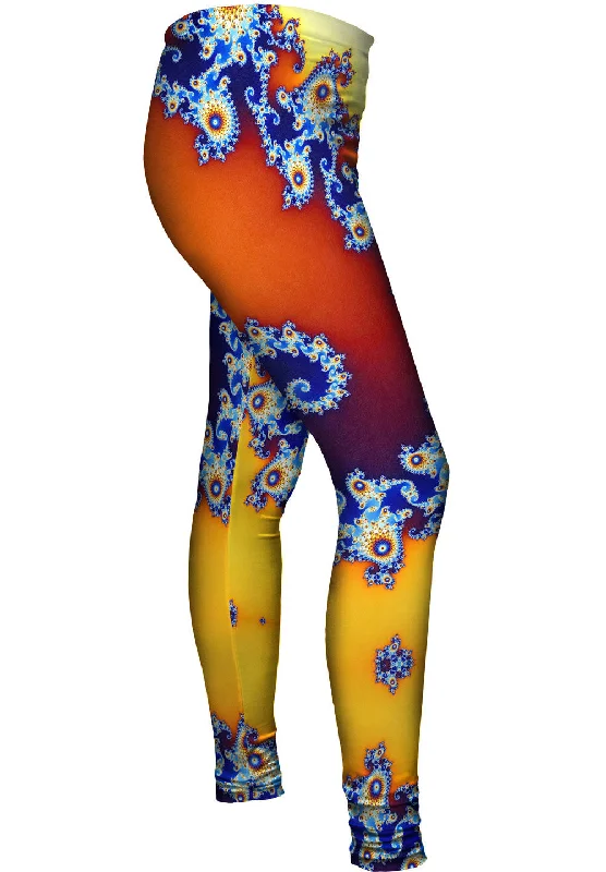Yellow Seahorse Tail Mandel Fractal