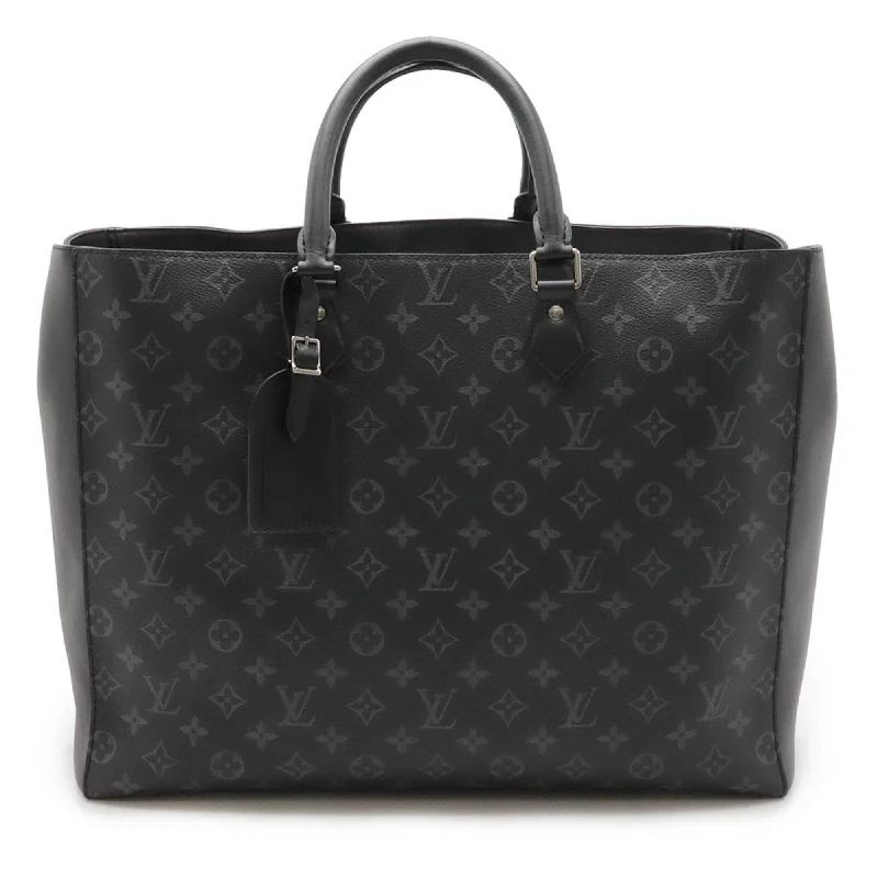 Louis Vuitton Monogram Eclipse Canvas Leather Handbag Tote Bag (Pre-Owned)