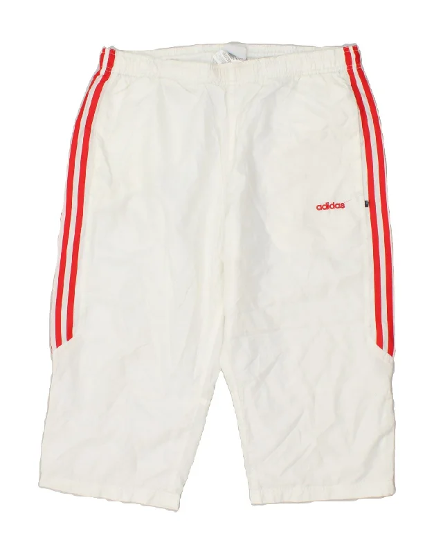 ADIDAS Mens Sport Shorts Medium White Polyester