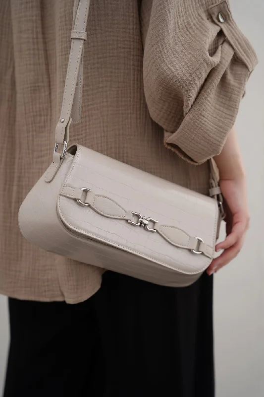CROC BUCKLE BAG