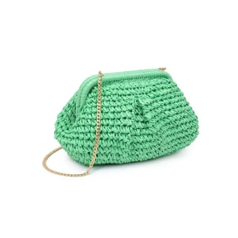 Women's Sage Clutch In Green