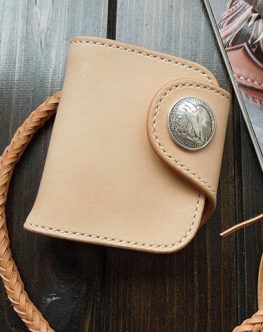 Handmade biker wallet trucker wallet Small chain wallet leather leather billfold wallet for men Handmade biker wallet trucker wallet Small chain wallet leather leather billfold wallet for men