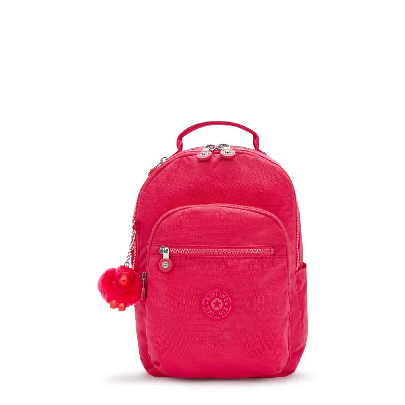 Kipling Seoul Small Tablet Backpack - Confetti Pink