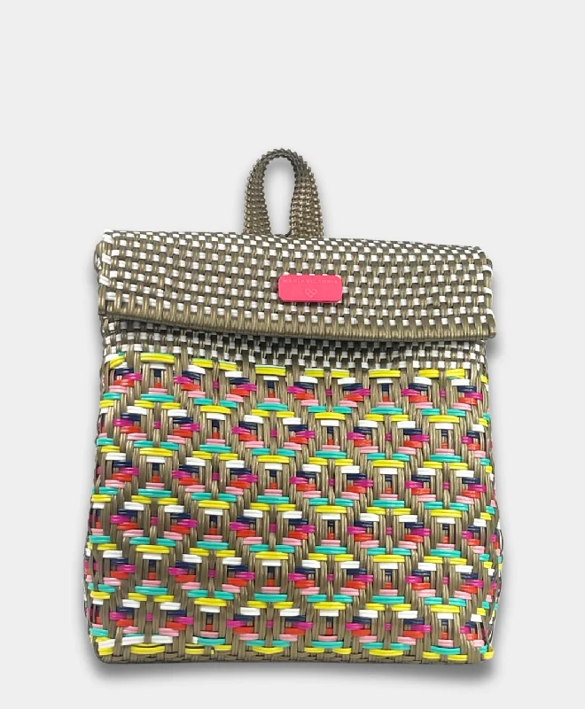 Maria Victoria | Bahia BK | Upcycled, Handwoven, Backpack