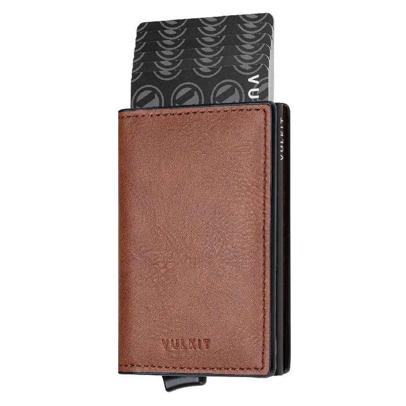 VC200- Built-in Aluminum Card Holder with Back Slot Wallet